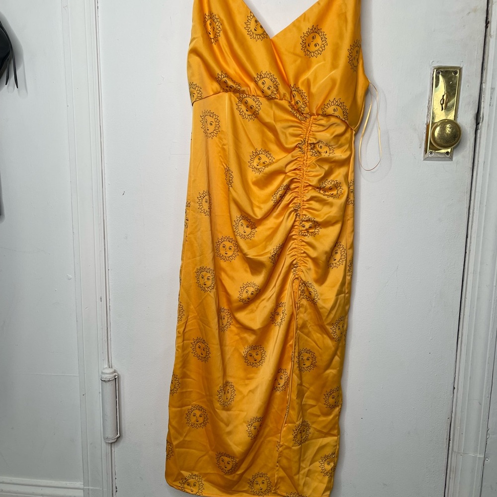 Never worn Urban Outfitters satin dress